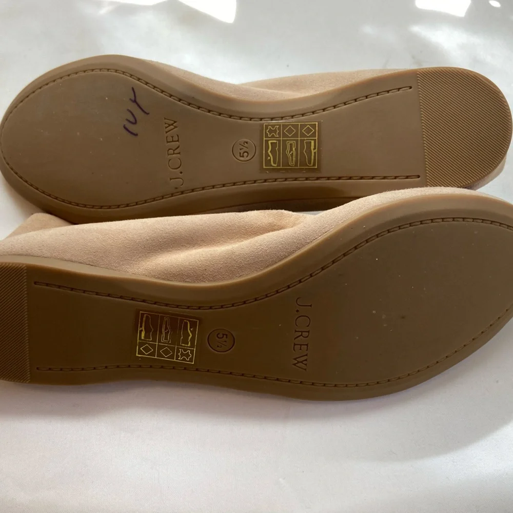 J. Crew suede flats